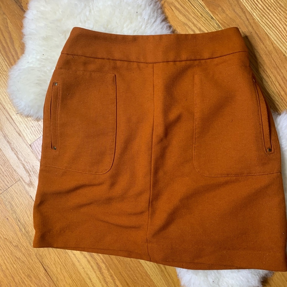 Rust/Burnt orange Mini skirt